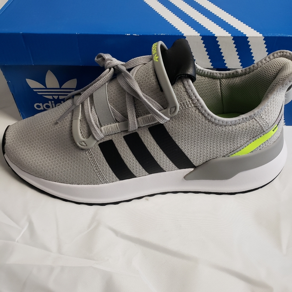 Adidas U path run mens grey green black shoes